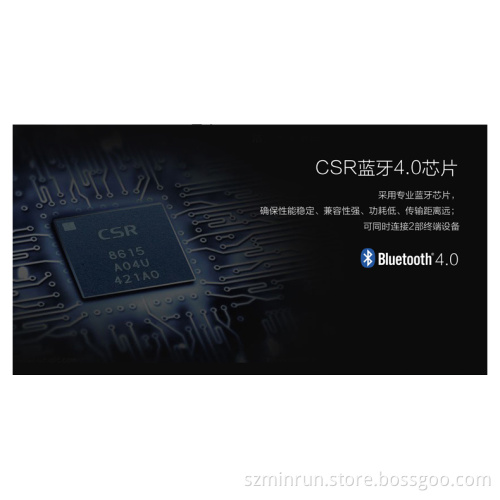 Wireless Aluminum alloy Bluetooth speaker with stand function, convenient to watch movies and play game